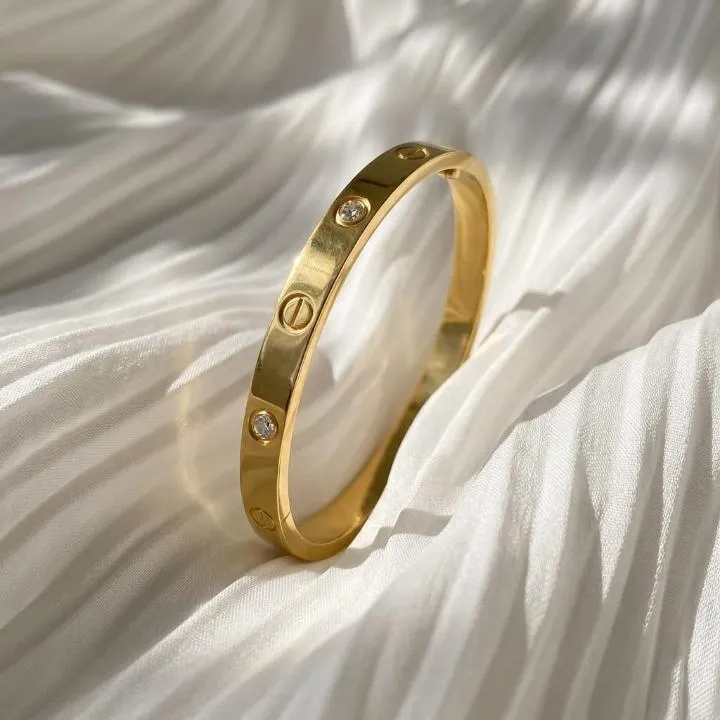 Bracelet Jonc Éternité Pavé petit taille