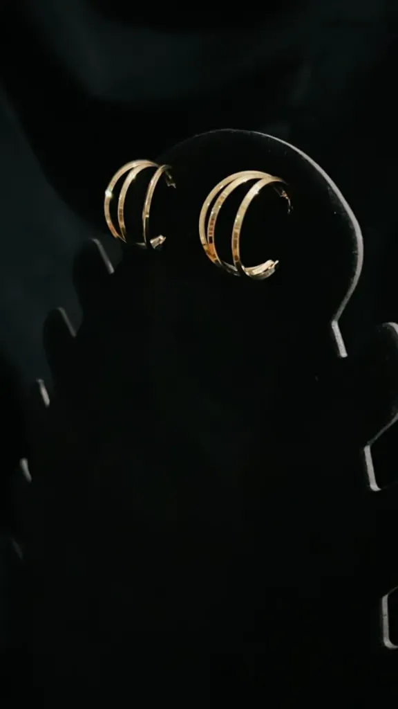 Triple Band Hoops.